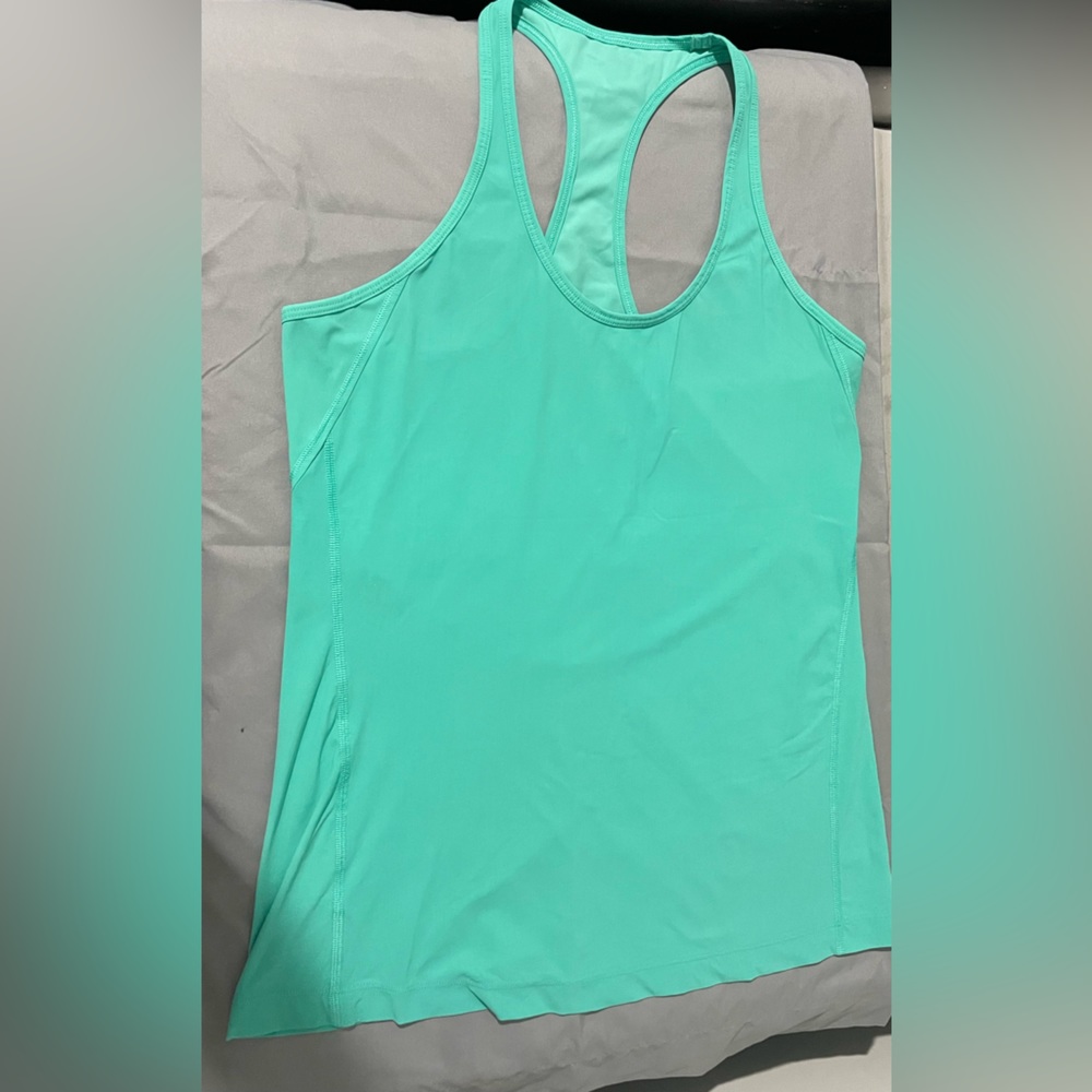 Lululemon racerback tank seagreen approx size 8 (see measurements)